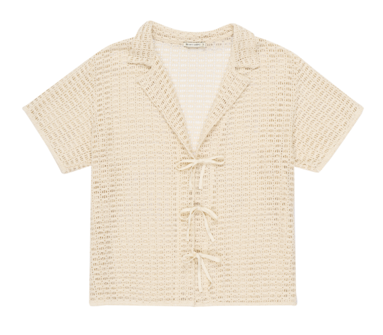 The New Society Lia Shirt - Nocce Di Cocco