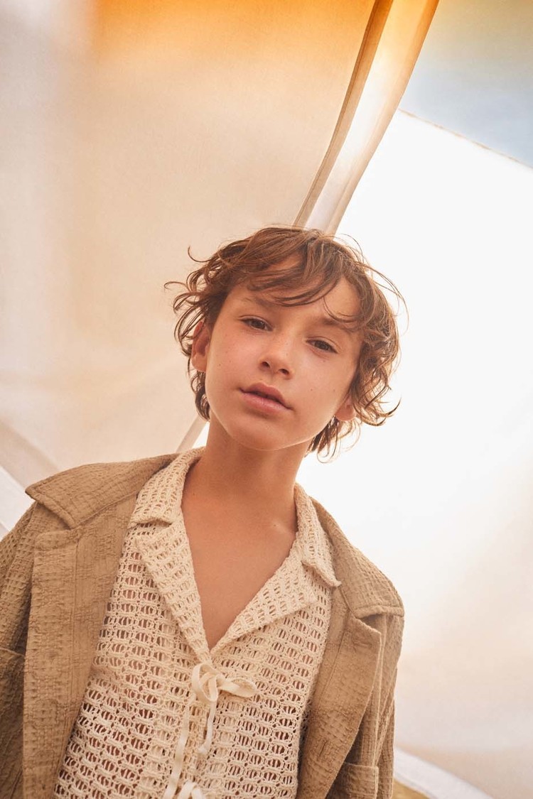 The New Society Lia Shirt - Nocce Di Cocco