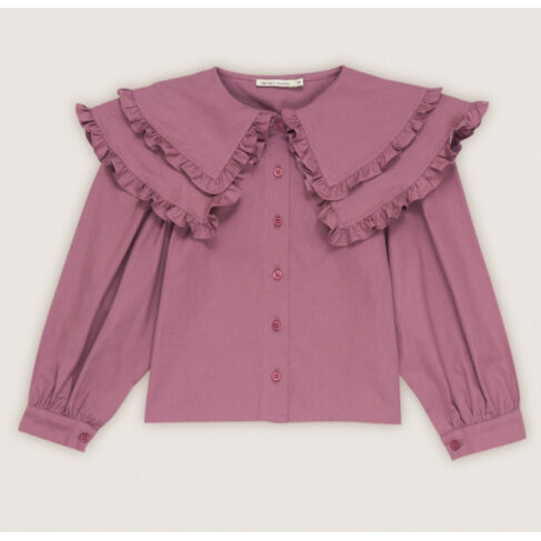 The New Society Jimena Blouse  - Dusty Orchid
