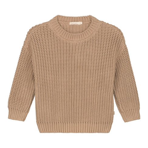 Yuki kidswear Chunky Knitted Sweater - Toffee