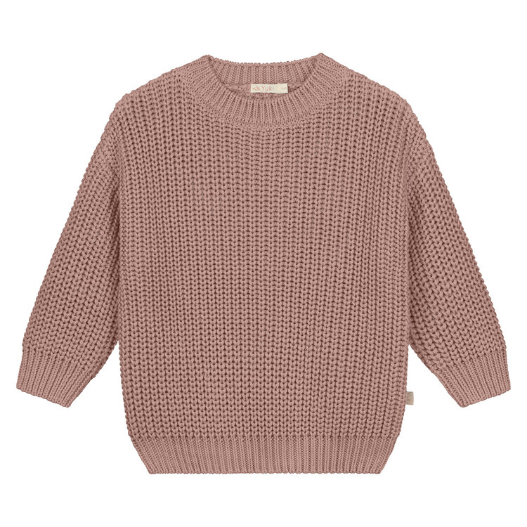 Yuki kidswear Chunky Knitted Sweater - Mist
