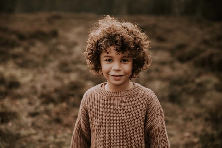 Yuki kidswear Chunky Knitted Sweater - Mist