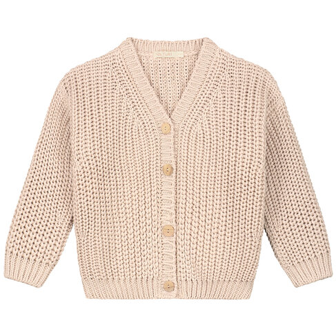 Yuki kidswear Chunky Knitted Cardigan - Moon