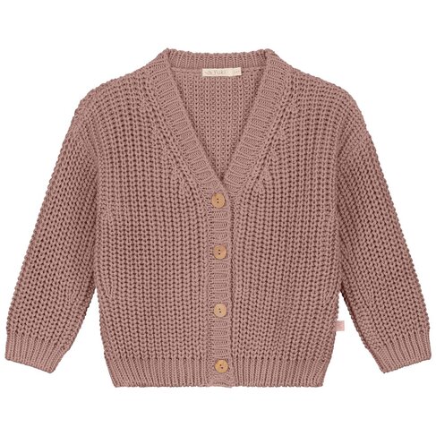 Yuki kidswear Chunky Knitted Cardigan - Mist