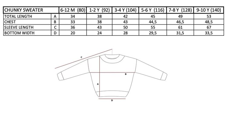 Yuki kidswear Chunky Knitted Sweater - Toffee