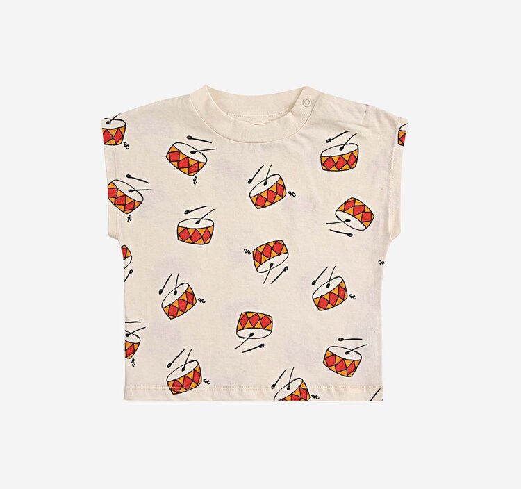 Bobo Choses Baby Play the Drum all over T-shirt