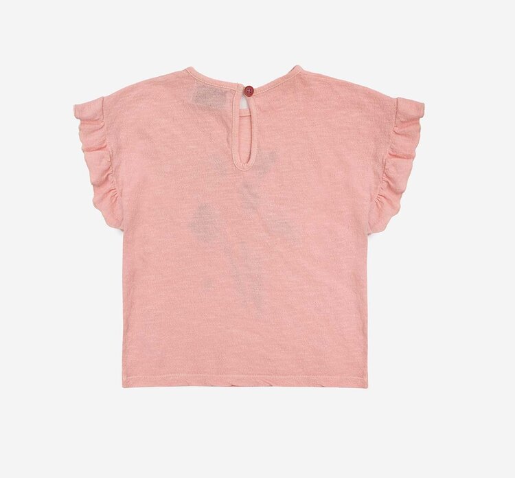 Bobo Choses Baby Fireworks ruffle T-shirt