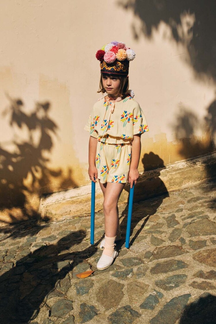 Bobo Choses Fireworks all over woven top