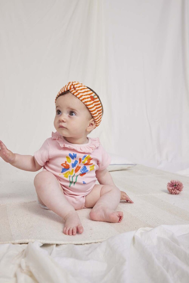 Bobo Choses Baby Fireworks ruffle collar body