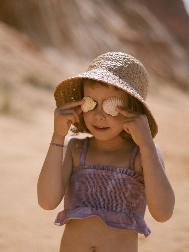 Lil ' Atelier NMFFABIA SWIM SET - Violet Ice