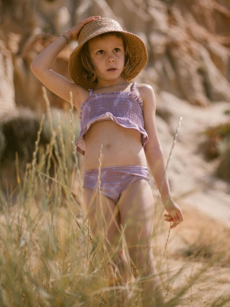 Lil ' Atelier NMFFABIA SWIM SET - Violet Ice