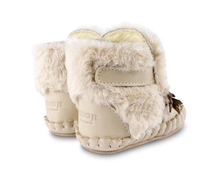 Donsje Baby Kapi leather booties - Owl