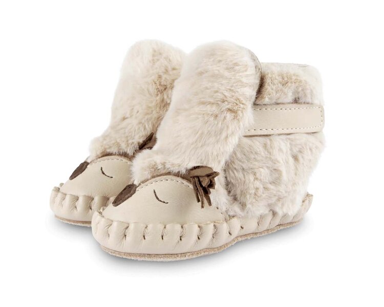 Donsje Baby Kapi leather booties - Owl