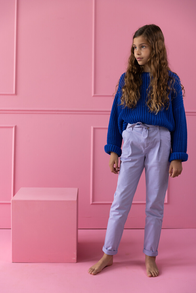 Yuki kidswear Chino Trousers - Lilac