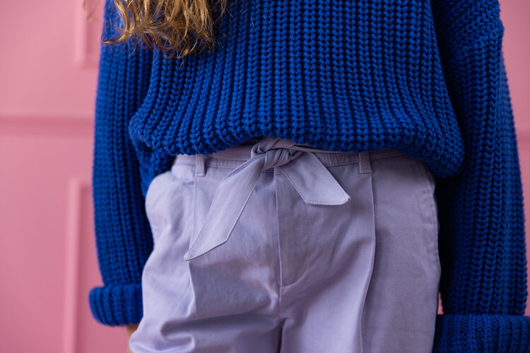 Yuki kidswear Chino Trousers - Lilac