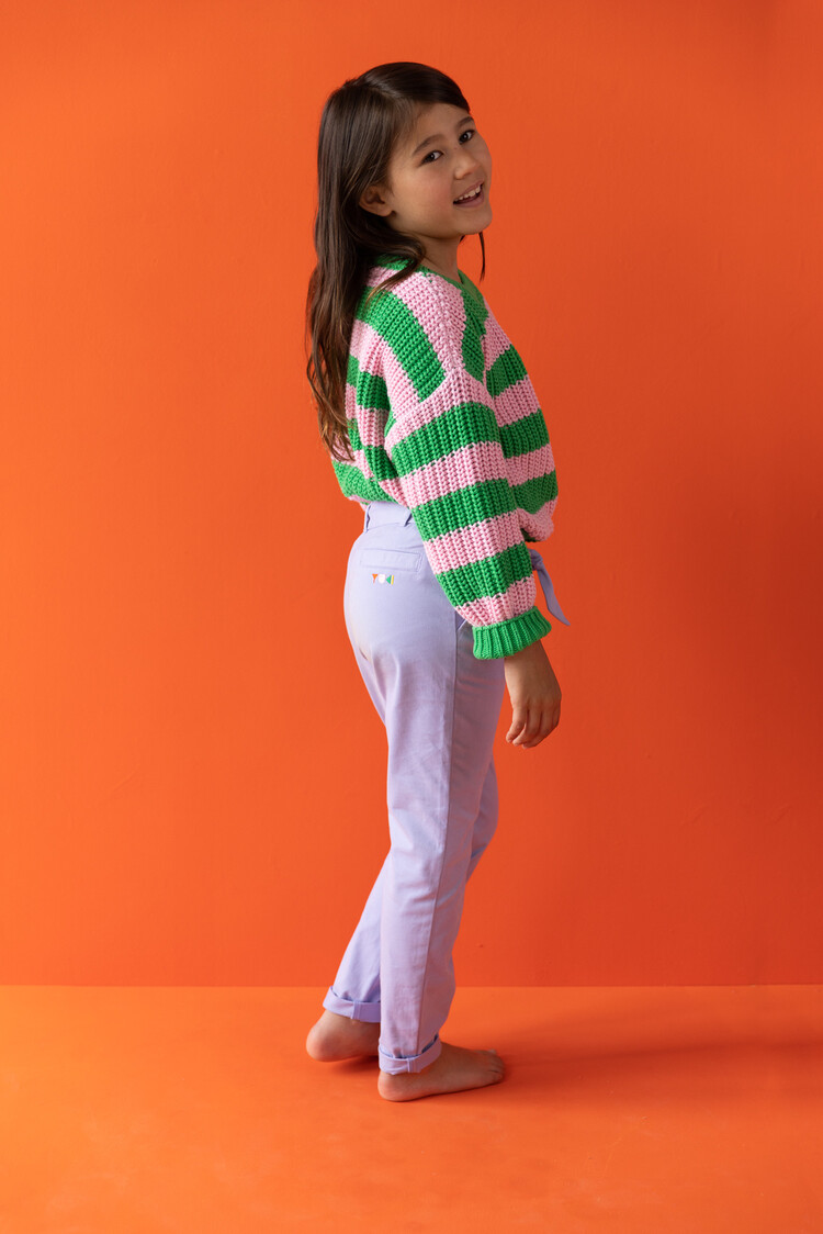 Yuki kidswear Chino Trousers - Lilac