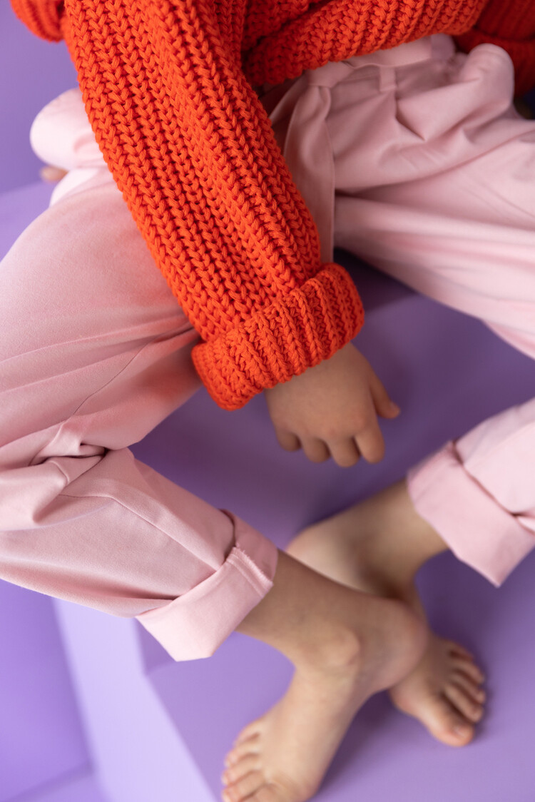 Yuki kidswear Chino Trousers Sam - Blossom Pink