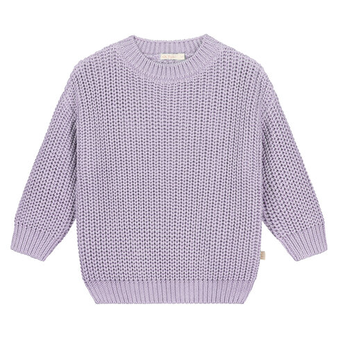 Yuki kidswear Chunky Knitted Sweater - Lilac