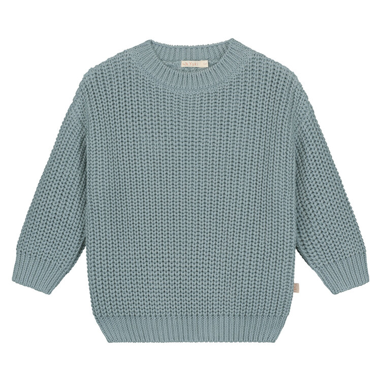 Yuki kidswear Chunky Knitted Sweater - Ocean