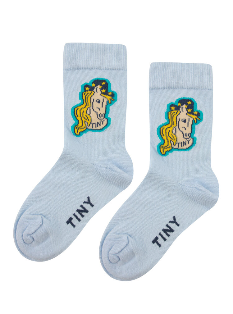 Tinycottons HORSE MEDIUM SOCKS - jade grey