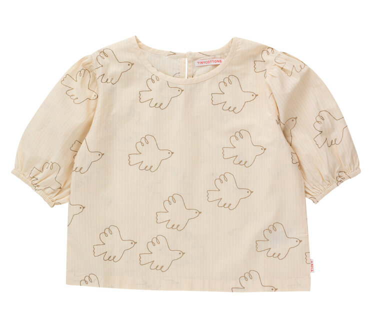 Tinycottons DOVES BLOUSE light - cream