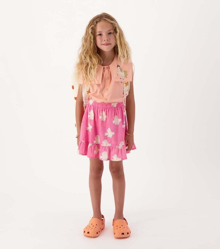 Tinycottons TINYVILLE BLOUSE - papaya