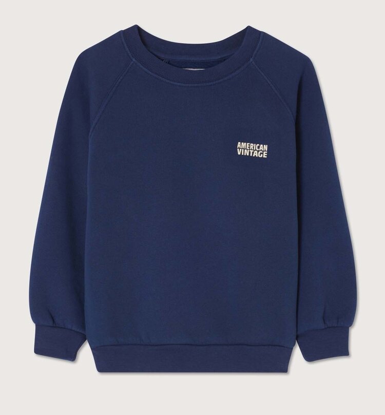 American Vintage IZUBIRD Sweater - Vintage Navy