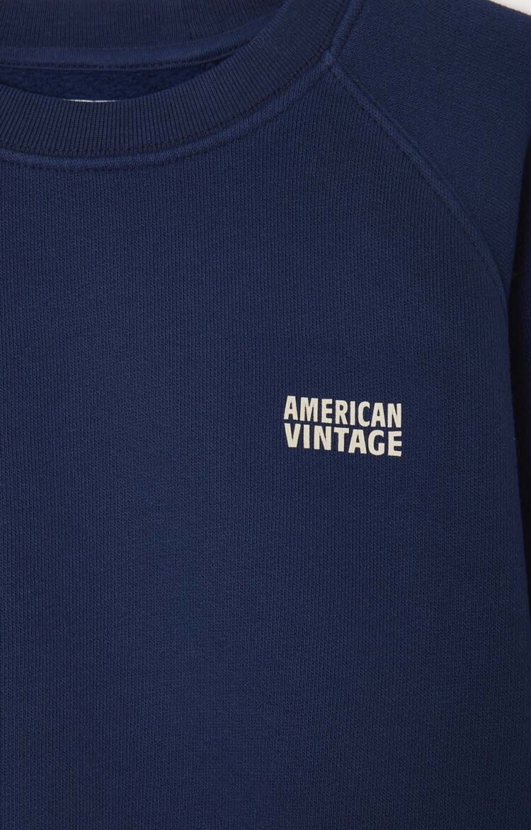 American Vintage IZUBIRD Sweater - Vintage Navy
