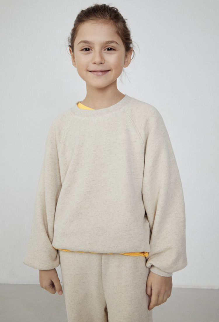 American Vintage ITONAY sweater - Ecru Melange