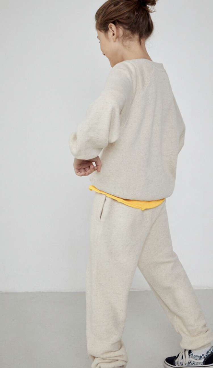 American Vintage ITONAY sweater - Ecru Melange