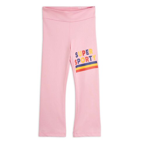 Mini Rodini Super Sporty sp Flared Leggings - Pink