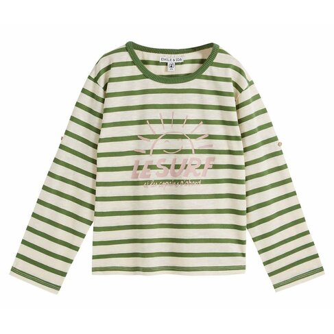 Emile et Ida MARINIERE MANCHES LONGUES - RAYURE PICKLE SURF