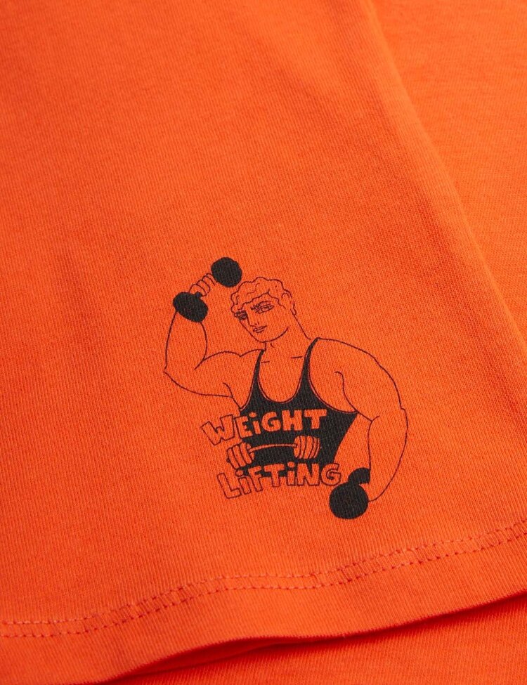 Mini Rodini Weight Lifting sp Tank - Red