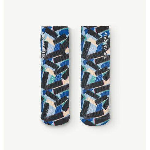 The Animal Observatory Socks - Blue printed