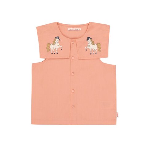 Tinycottons TINYVILLE BLOUSE - papaya