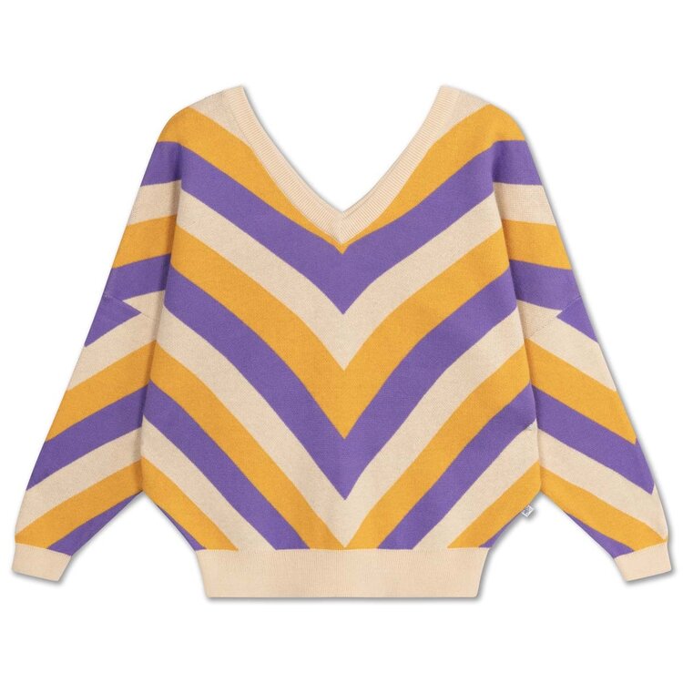 REPOSE AMS Knit Slouchy - Diagonal Stripe