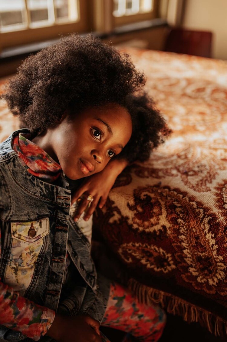 REPOSE AMS Bob Denim Waist Coat - Acid Color Block