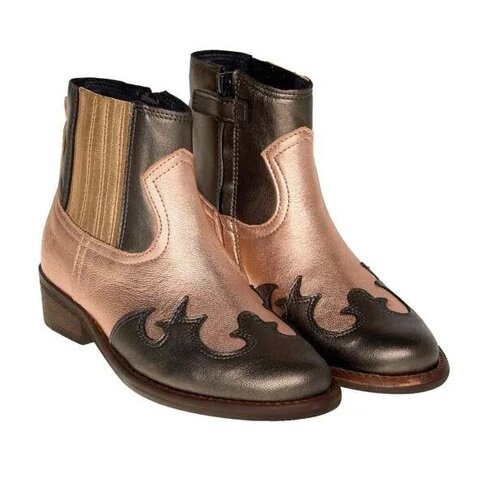 LMDI Shoes Salem Boots - Cuero Bronze