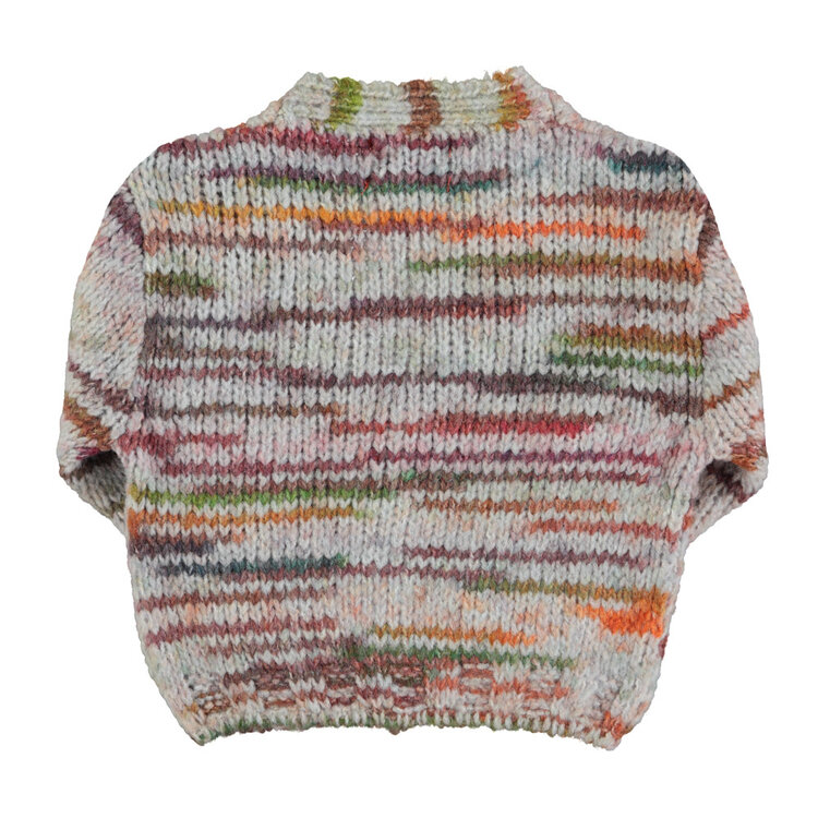 Piupiuchick Knitted cardigan - Multicolor gray