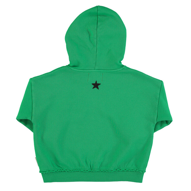Piupiuchick Hoodie - Green w/ "cavalier" print