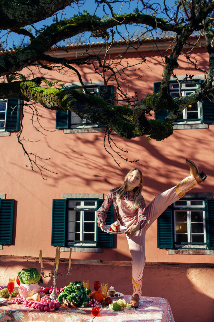 Piupiuchick Dungarees - Washed Light pink