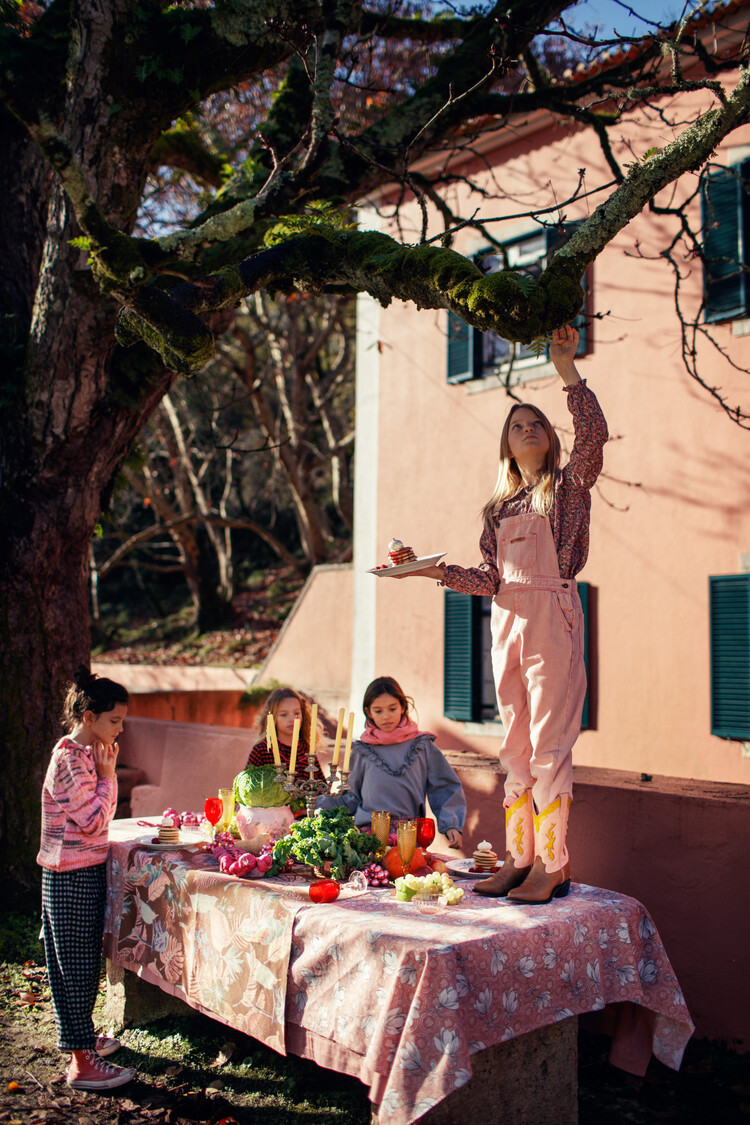 Piupiuchick Dungarees - Washed Light pink