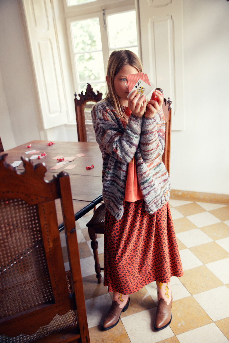 Piupiuchick Knitted cardigan - Multicolor grey