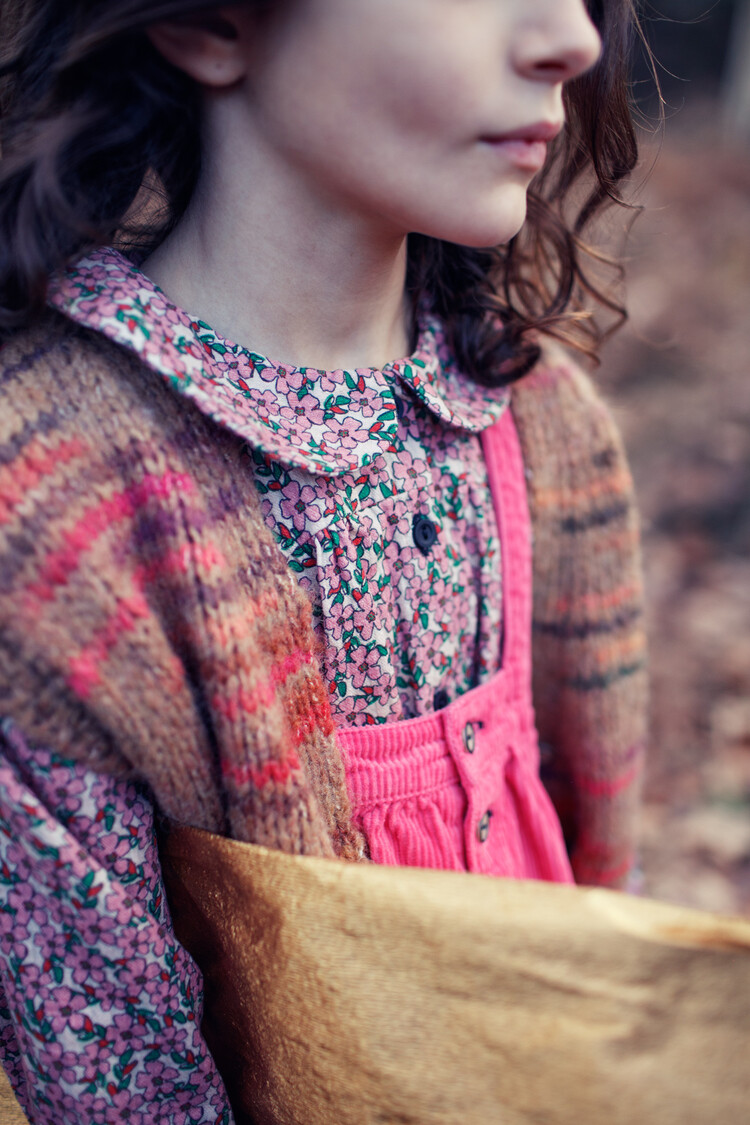 Piupiuchick Knitted waistcoat - Multicolor brown