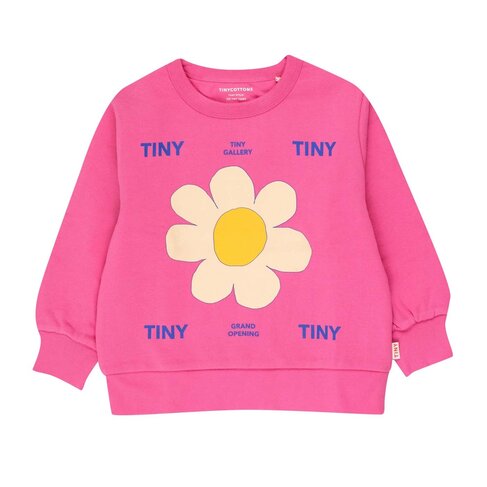 Tinycottons DAISY SWEATSHIRT - cool pink
