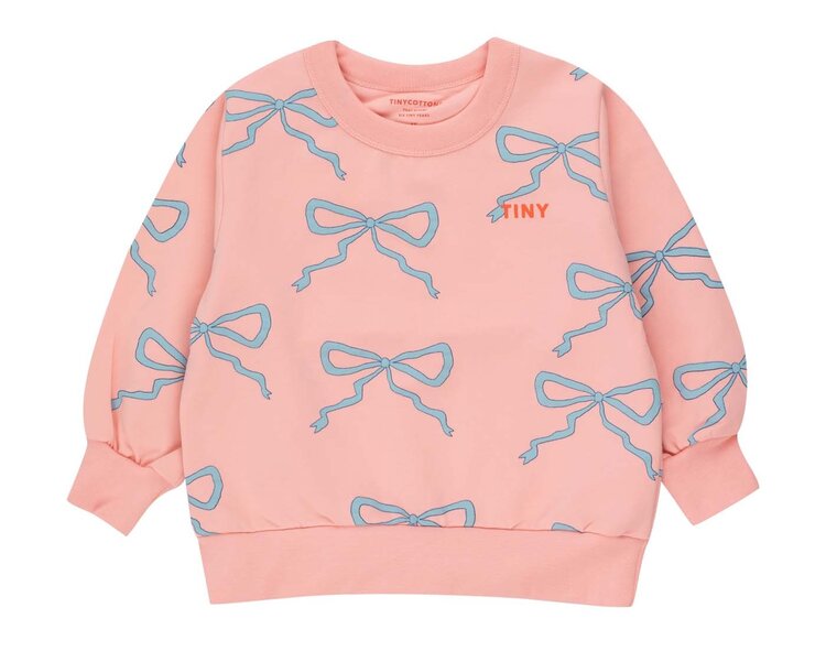 Tinycottons BOWS SWEATSHIRT - peach
