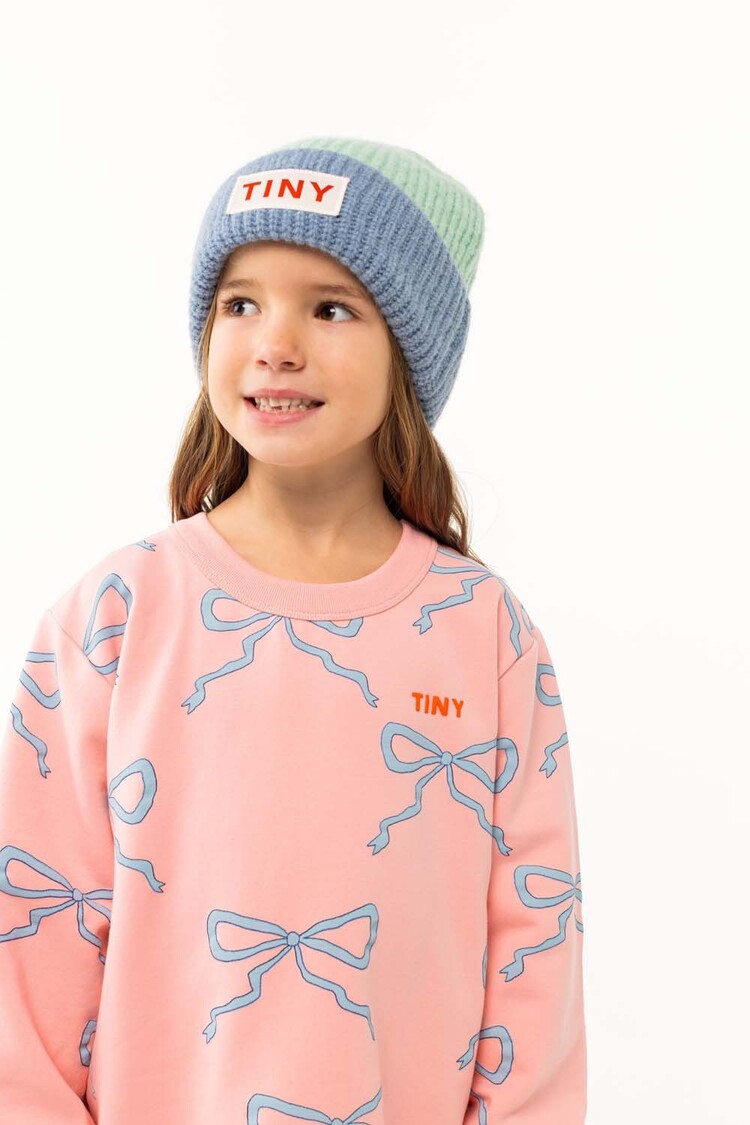 Tinycottons BOWS SWEATSHIRT - peach