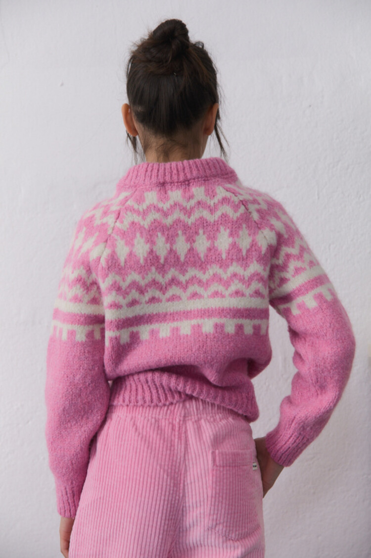 The New Society Jumper Tirol - Blush Pink
