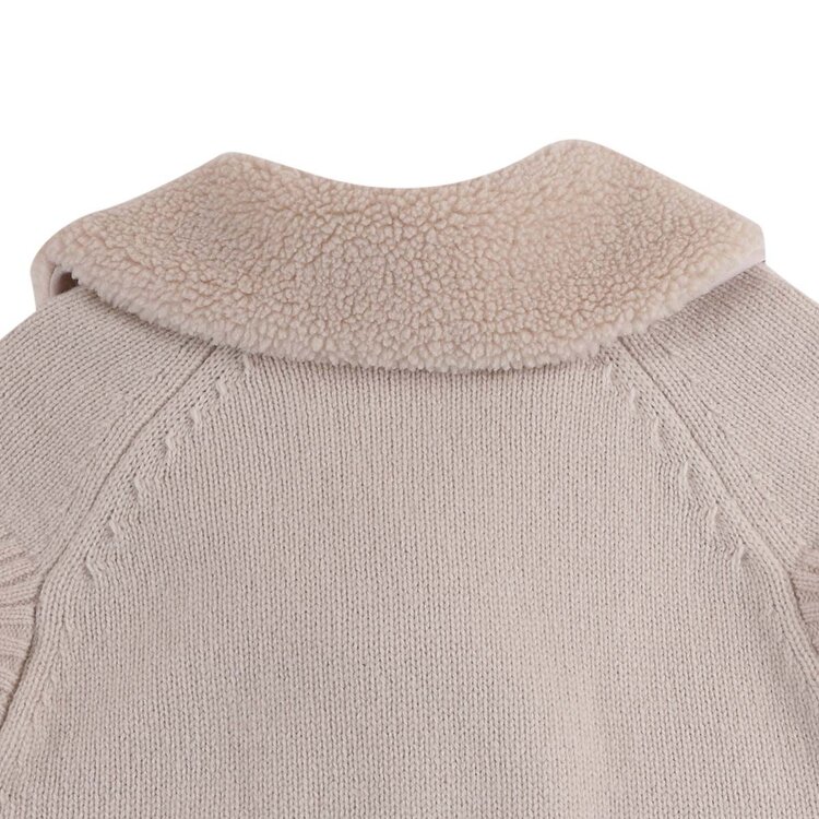 Donsje Nannie Merino Wool Waistcoat - Soft Sand