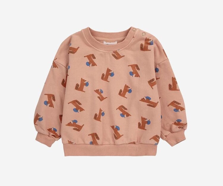 Bobo Choses Baby Hungry Squirrel all over sweatshirt